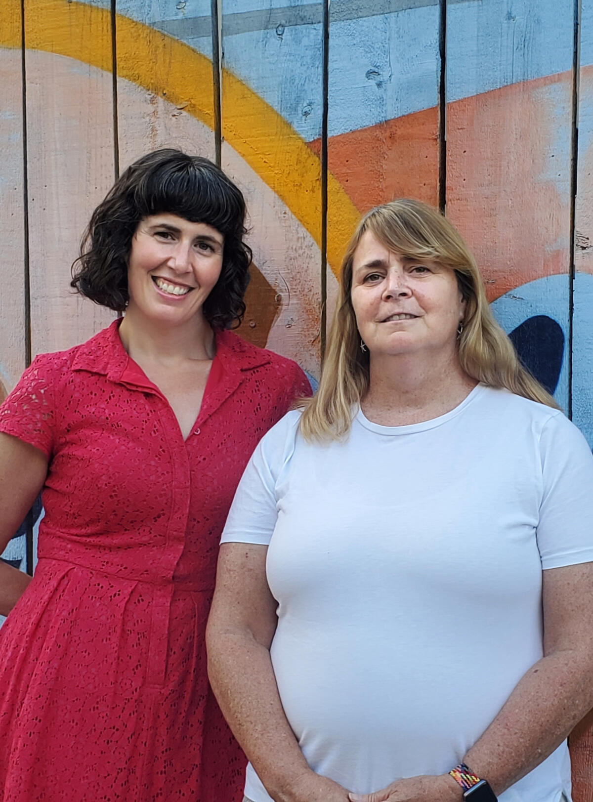 Jess Purcell and Karen Reynolds Mom for Chariho